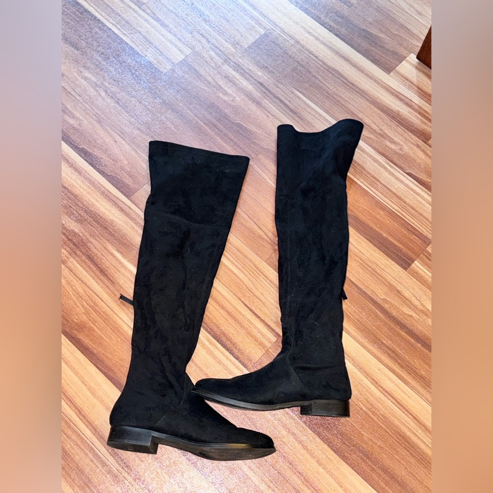 Steve Madden Black Over-the-Knee Boots